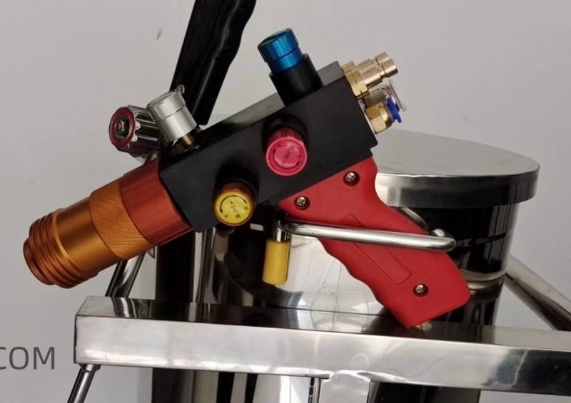 Termika Flama Spray Gun por termoplasta pulvoro