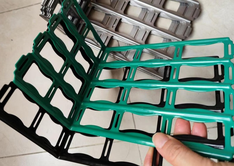 Plastic Powder Coat For L Shape Fence Supermarket Shelf Divider