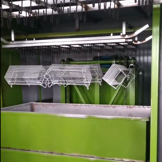 Fluidized Bed powder coating dipping process