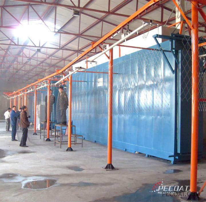 otomatis Fluidized Bed Dip Coating Equipment