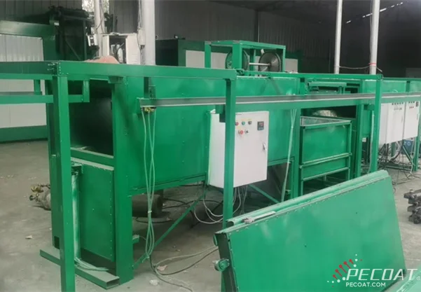 semi-automatic fluidized bed dipping coating equipment
