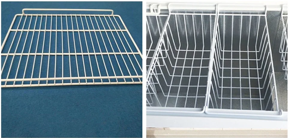 Revestimento em pó termoplástico para grades de geladeira