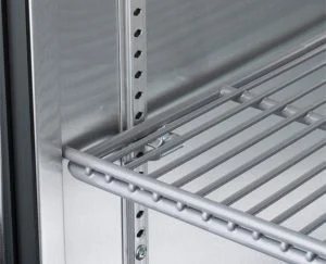 Mit Pulverbeschichtungen aus thermoplastischem Polyethylen beschichtete Drahtgestelle für Kühlschränke