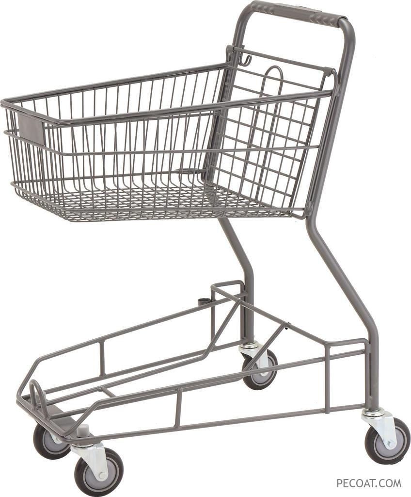 Special nylon powder for supermarket shopping carts