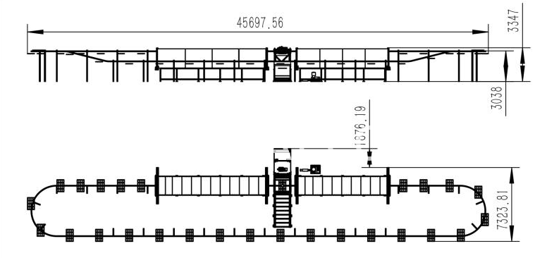 Fluidized بيڊ ڊيپ پائوڊر کوٽ لائين ريفريجيريٽر گرڊ شيلف ٽوڪري لاءِ