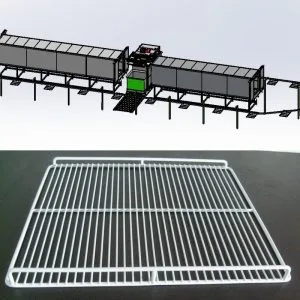 Layin Coat ɗin Gada mai Ruwa Mai Ruwa ta atomatik don Rukunin Grids na Firiji