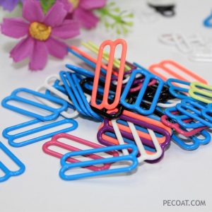 Revestimento en po de nailon para clips de accesorios de lencería e fíos de suxeitador