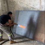 Flame Spray Thermoplastic Powder untuk Baja, Kayu dan Beton