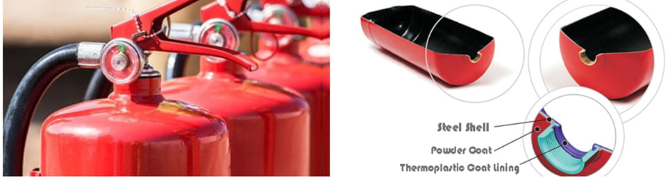 PECOAT® Fire Extinguisher Cylinder thermoplastic powder Coating
