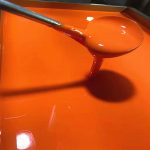 pvc plastisol colore rosso