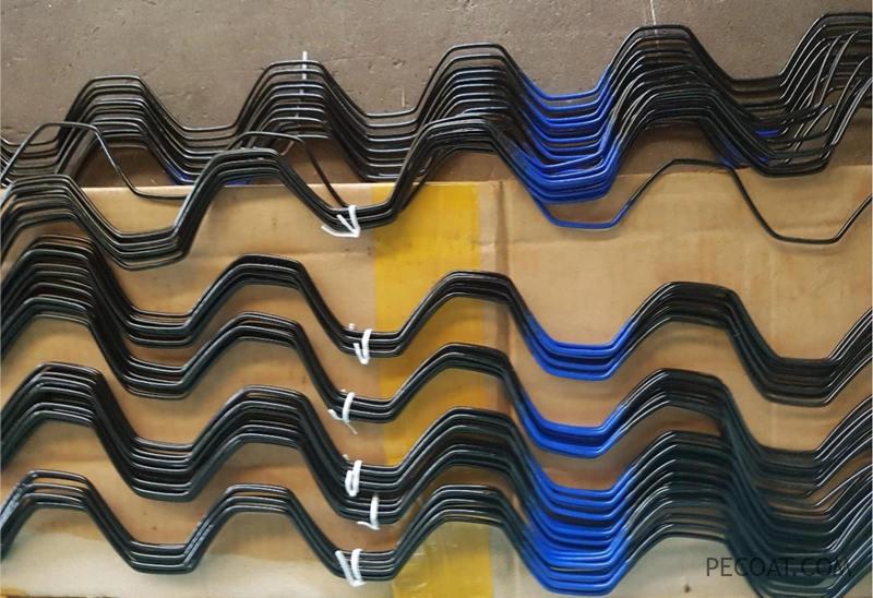 Wiggle Wire Spring Wire-Lock coated with PE Plastic Powder Coating