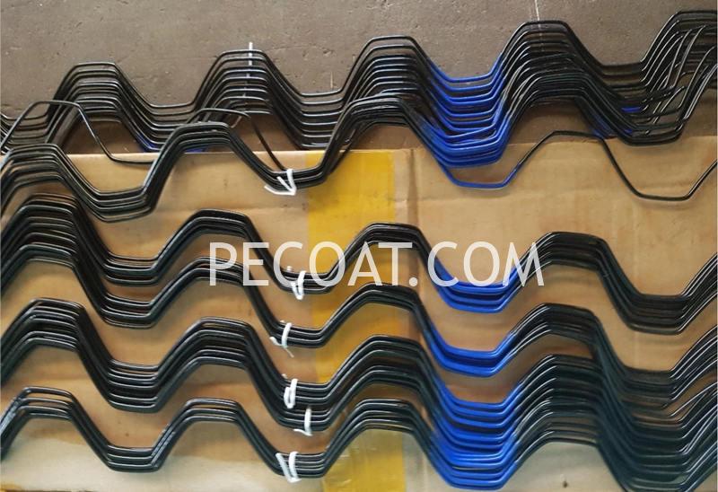 Wiggle Wire Spring Wire-Lock coated with PE Plastic Powder Coating