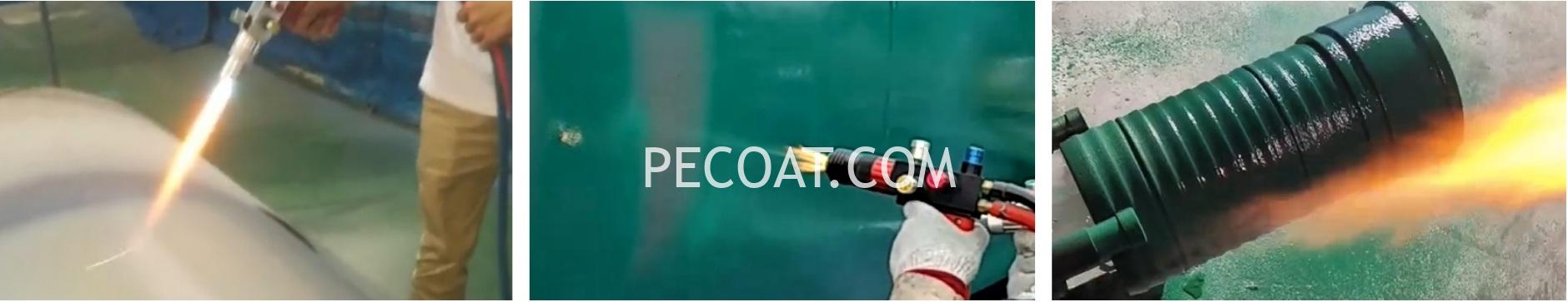 Thermal Flame Spraying Equipment Gun for Thermoplastic Powder