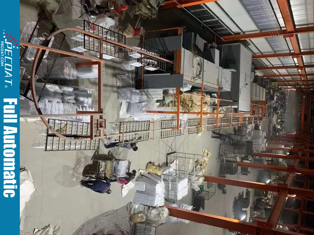 Helautomatisk dyppeutstyr for pulverlakkering