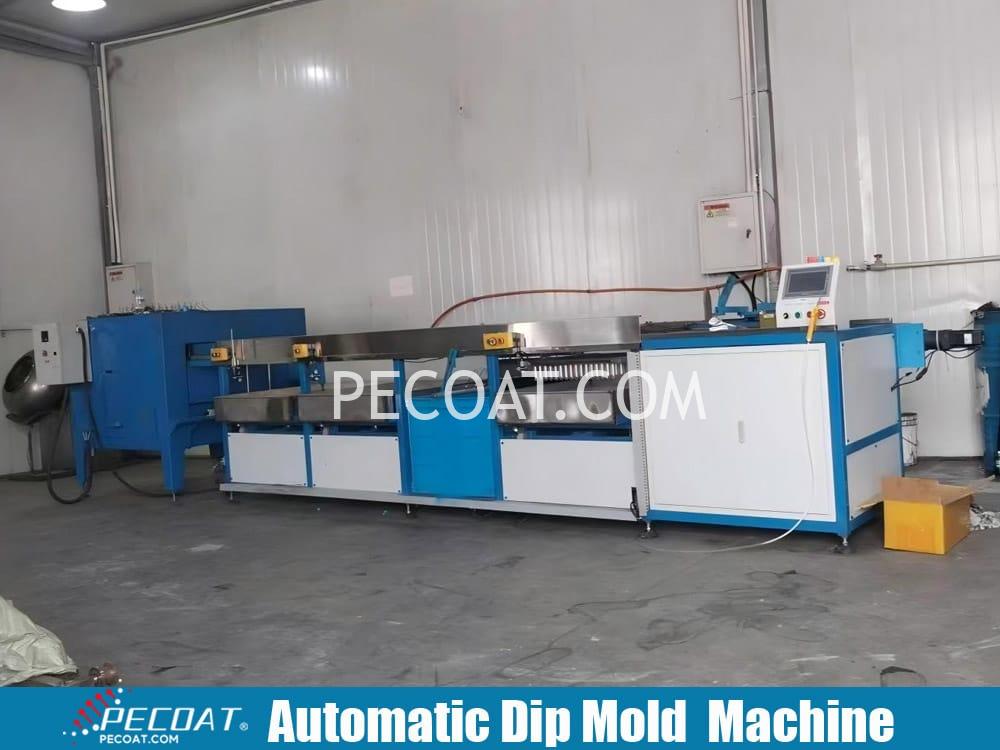 máquina de moldagem por imersão automática de pvc platisol