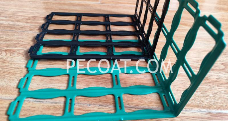 Plastic Powder Coat For L Shape Fence Supermarket Shelf Divider