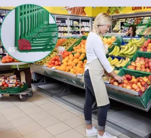 L Şeklinde Çit Süpermarket Raf Bölücüsü İçin Plastik Toz Boya