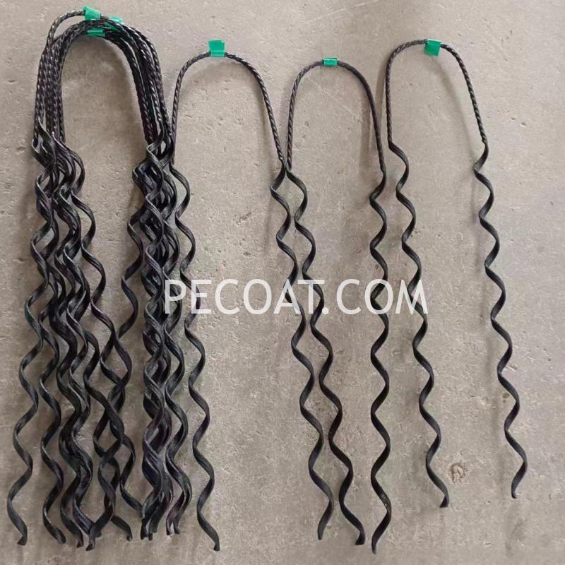 Preformed Wire Deadends Armor Rods Coated With PE Coating