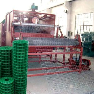 Equipamento de revestimento plástico para produção de malha de arame de soldagem holandesa3