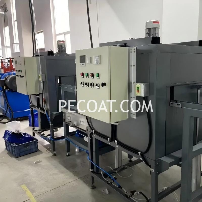 Dip Coating Equipment baris semi-otomatis Kanggo PVC Plastisol