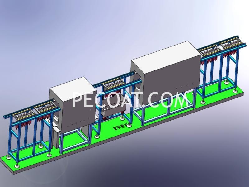 3d drawing of dip coating machine