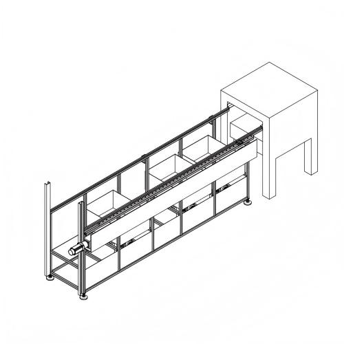 3d drawing of dip machine