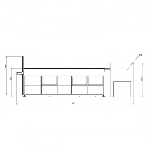 3d drawing of dip machine