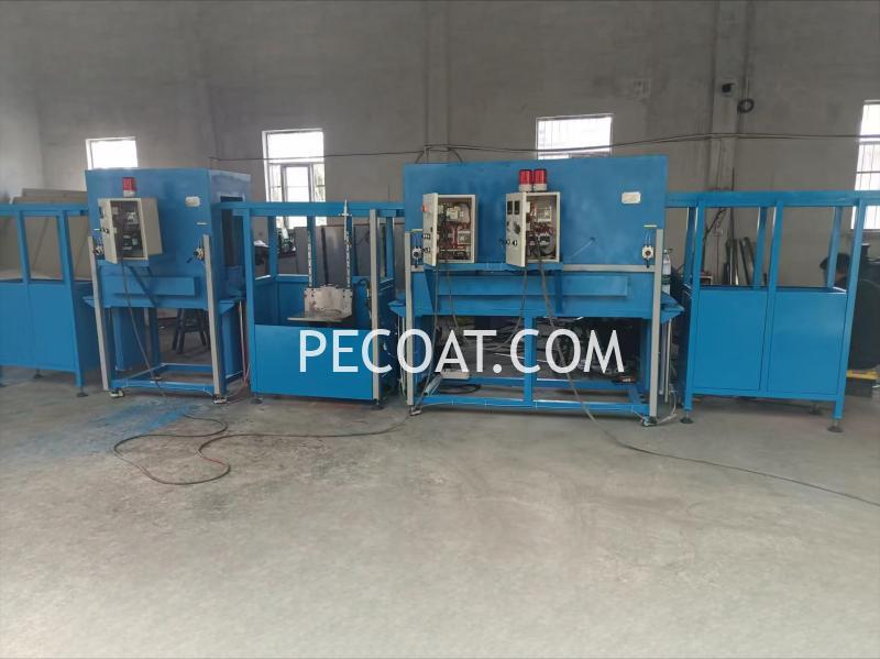 Plastisol Coating Racks Semi-Automatic Dip Coating Machine to Produce PVC Plastisol Coatings ...