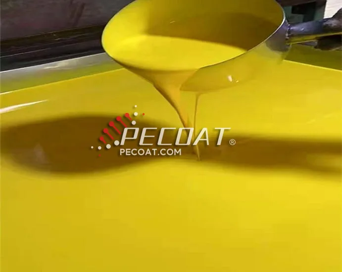 PVC пластизол жълт цвят