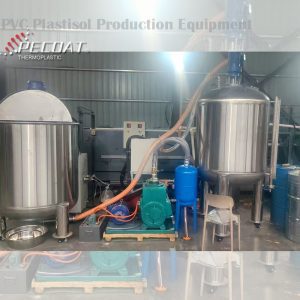 PVC Plastisol Production Equipment Set Pre-Mixer, Vacuum Mixer & Vacuum Pump System