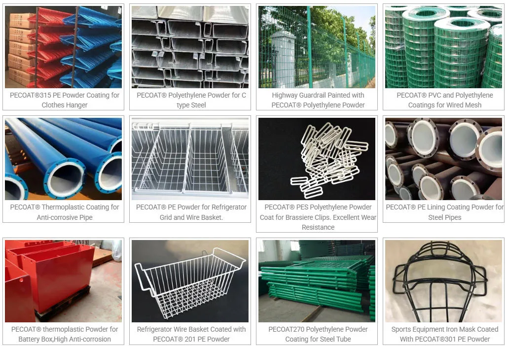 application of thermoplastic pe powder coating