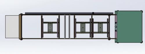 3d drawing for Full automatic dip mould machine