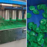 Full automatic dip mould machine for production of pipes end caps