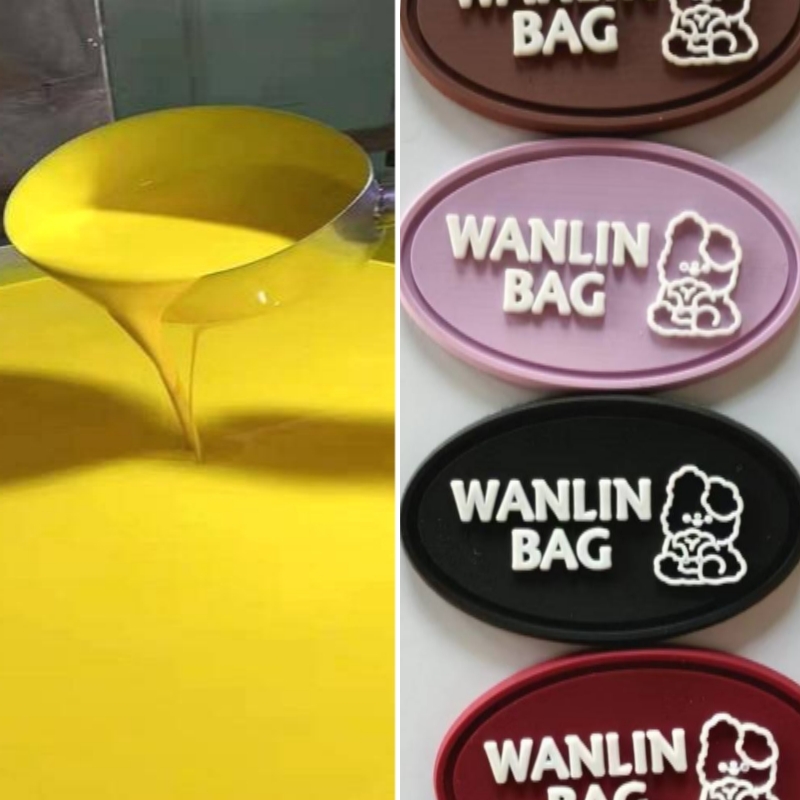 PVC Plastisol Paste for Logo Patch Badge Through Dripping Process
