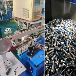 Nylon Coating Machine for Anti-Loose Screw with Double and Single Track