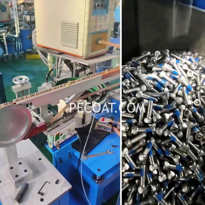 Nylon Coating Machine for Anti-Loose Screw with Double and Single Track
