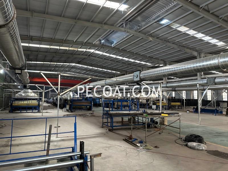 لفة شبك سلكي ملفوف PVC معدات طلاء المسحوق بالغمس، 2