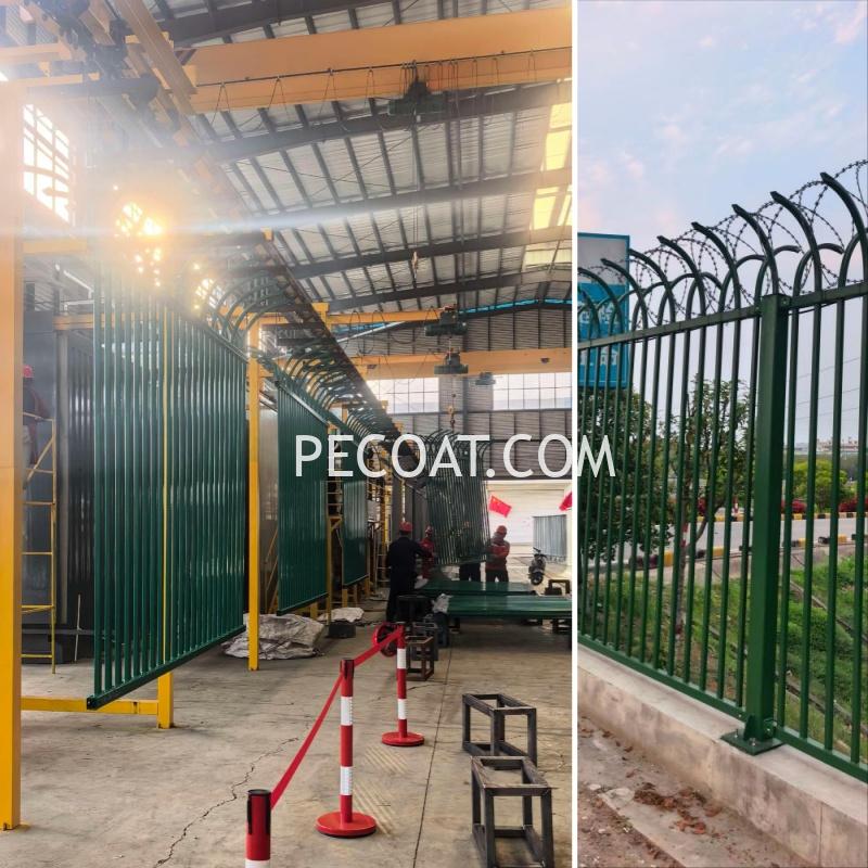 Full Automatic Fluidized Bed Dip Coating Line For Guardrail 02