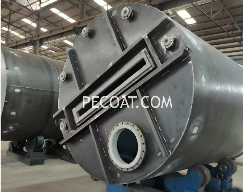 vacuum conditions (vacuum reaction tanks