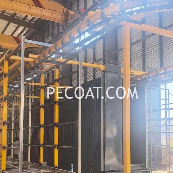 construction of fluidized-bed-dip-coating-line