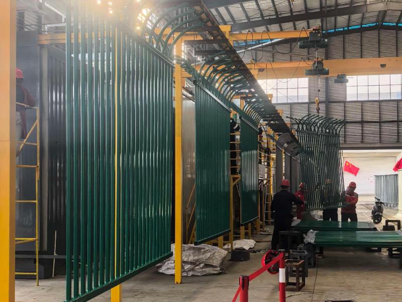 Full Automatic Fluidized Bed Dip Coating Line For Guardrail01