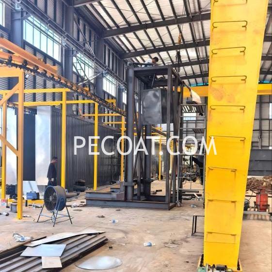 construction of fluidized-bed-dip-coating-line